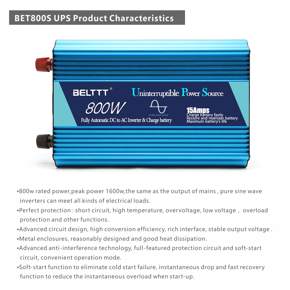 BELTTT 800W ups inverter