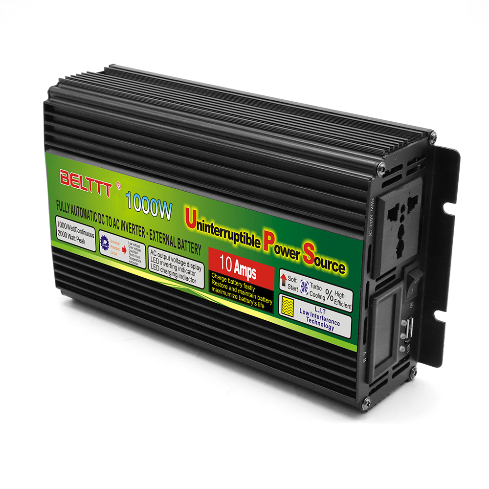 BELTTT 1000W UPS 修正正弦波インバーター
